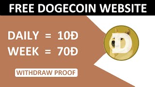 Free Dogecoin Earning Site 2022-Free Cloud Mining Site 2022-Dogepick.io 54Ɖ Payment Proof