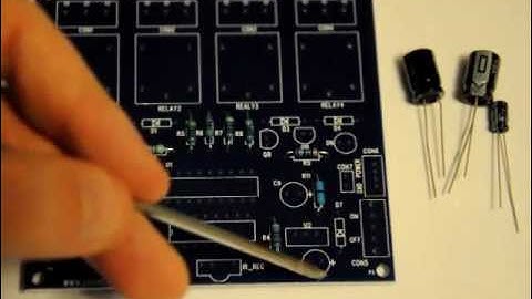 8-Bit Address Infrared Receiver Relay Board Kit Assembly Video