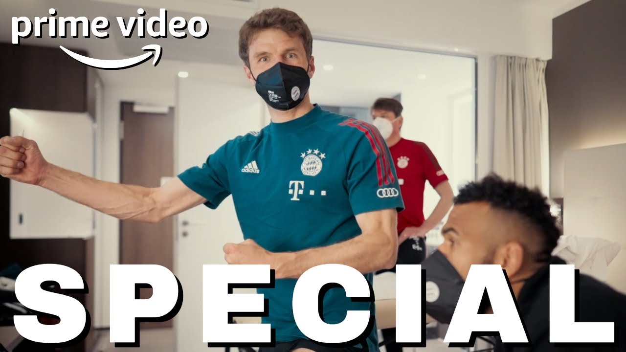 FC BAYERN BEHIND THE LEGEND - Thomas Müller eskaliert bei Massage Offizieller Clip Prime Video