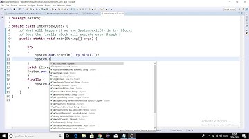 What happens if we use System.exit(0) in try block. Does the finally block gets executed or not