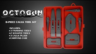 OCTOGUN 8-Piece Caulk Tool Kit