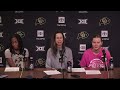 Colorado Women's Basketball Postgame Press Conference