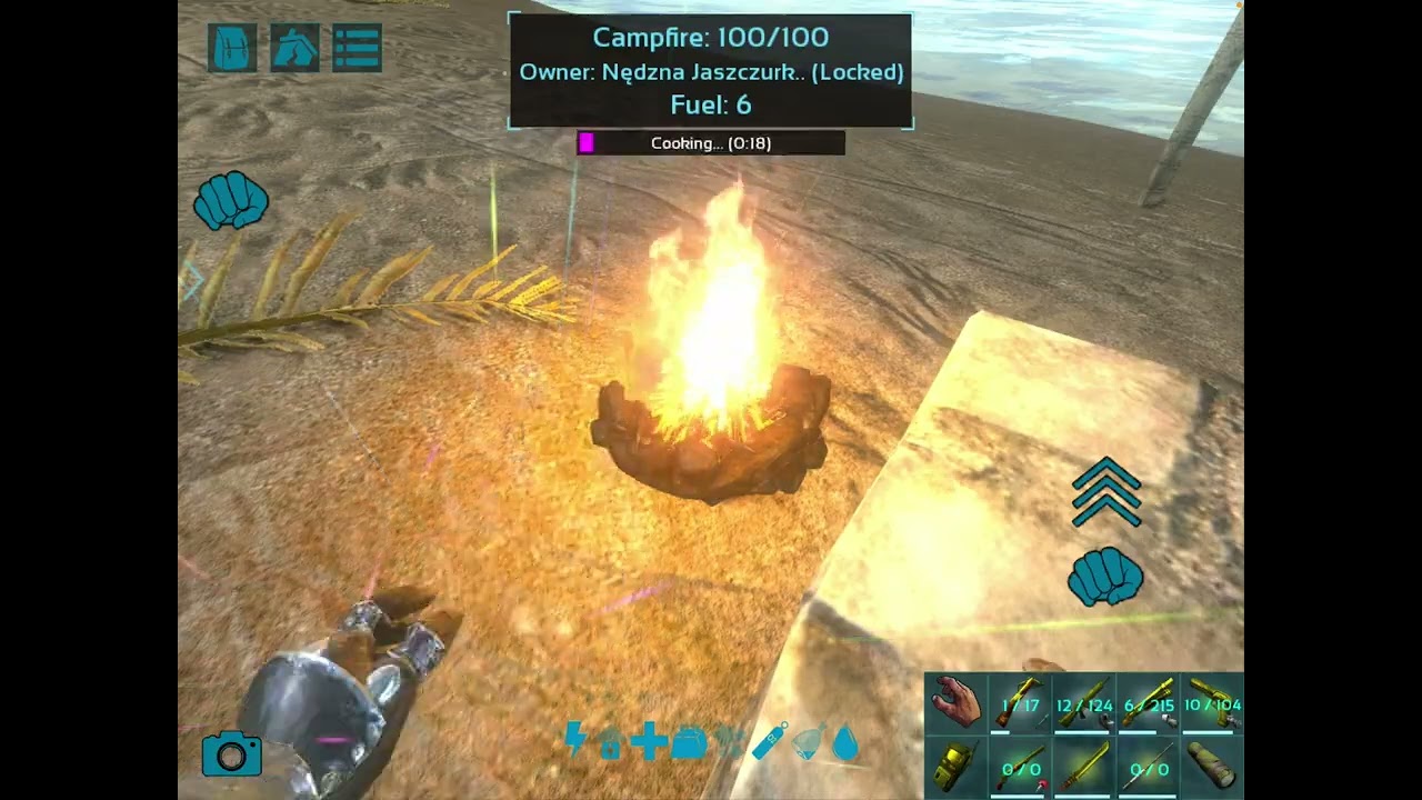 How to make cooked meat in a easy way in Game ark