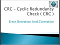 CRC | Cyclic Redundancy Check  |