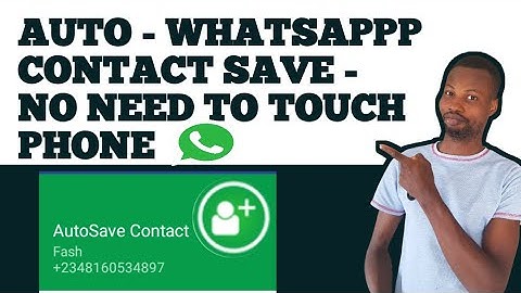 how to save contacts without touching phone | whatsapp autosave | whatsapp Automation 2023