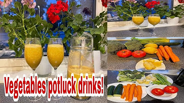 How to make vegetables potluck drinks?