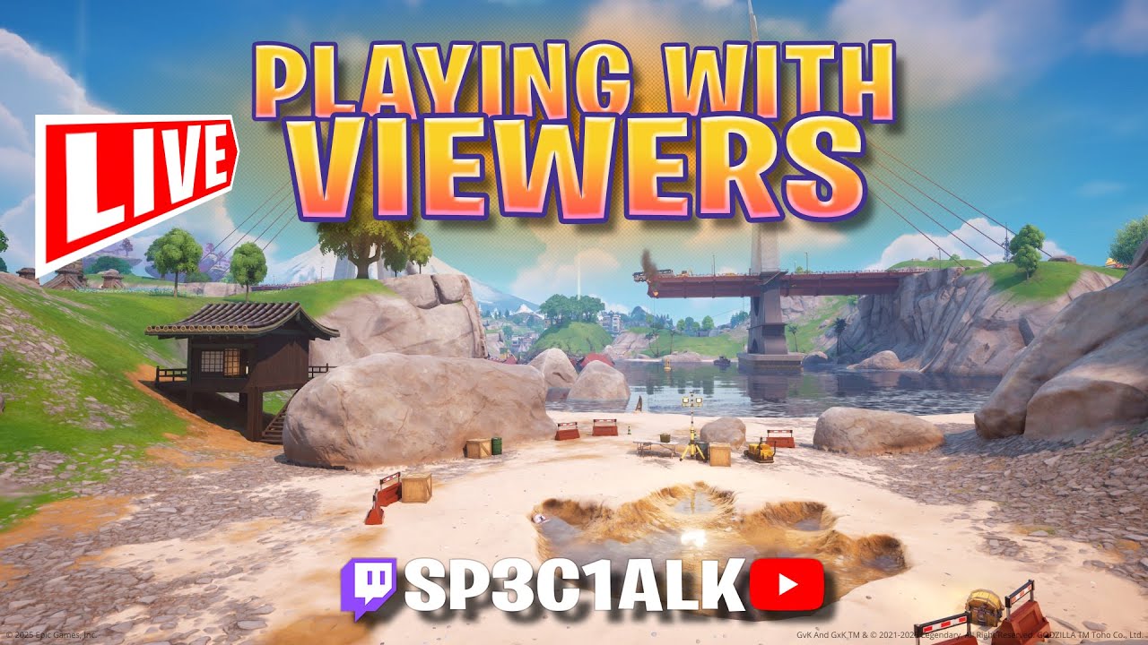 Playing with viewers on update day epic creator code sp3c1alk youtube