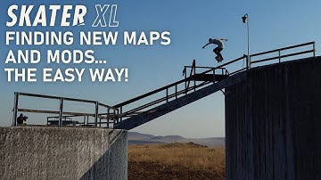 Easily Find New Maps and Mods in Skater XL | Trying Out Skate Dice, Bail SFX, and more!