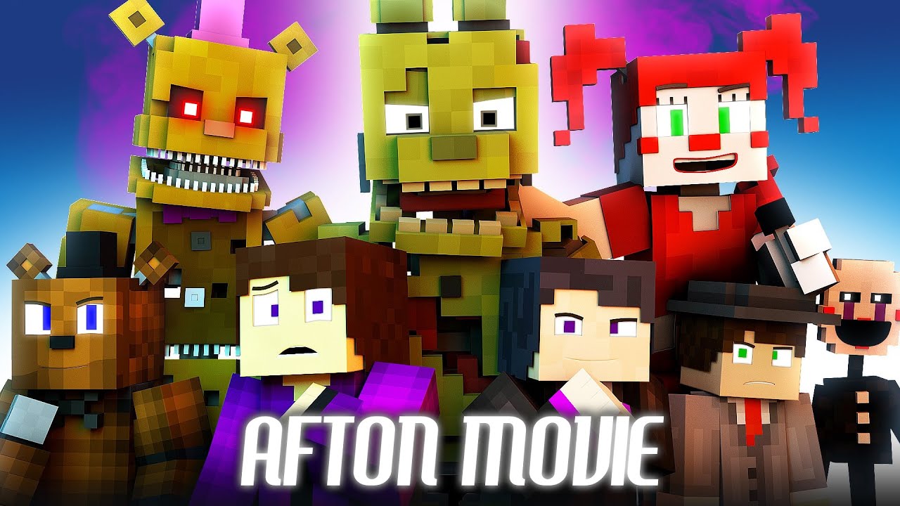 AFTON   Full Movie FNAF Minecraft Music Video Series  3A Display