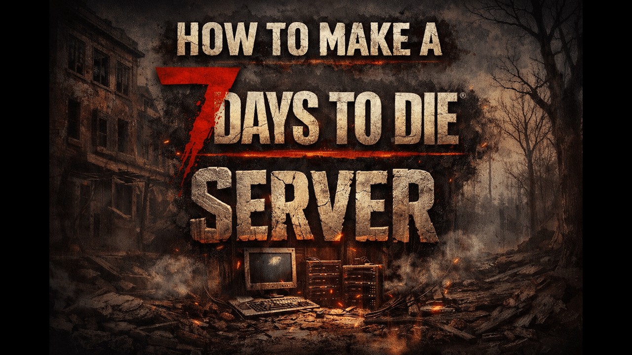 How to Make a 7 Days to Die Server in 5 Minutes (Game Panel Hosting ...