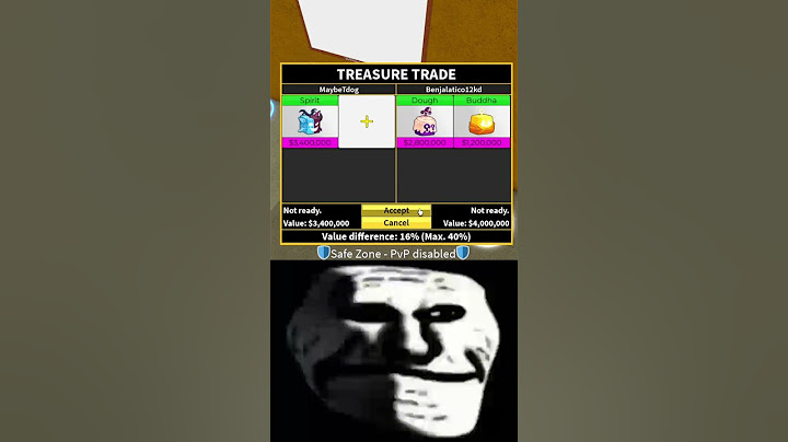 When You Trade SPIRIT for a Dough fruit In Blox Fruits! 😱 #shorts #roblox #trollface
