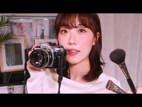 ASMR K-POPアイドルメイクアップ撮影体験 K-POP ldol make up Role Play