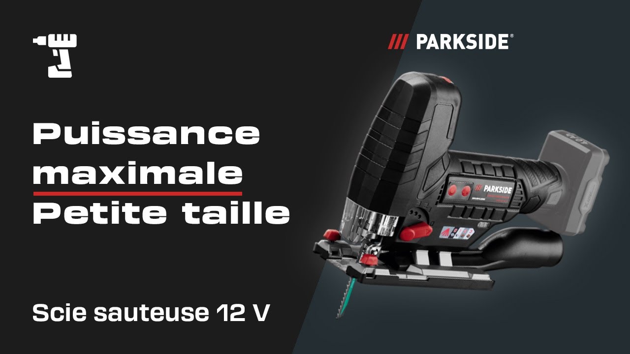 Puissance de sciage compacte et sans fil ! La scie sauteuse PARKSIDE ...