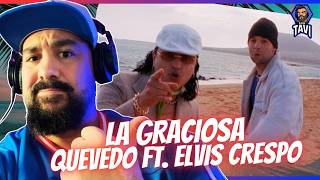 REACTION TO LA GRACIOSA - Quevedo ft. Elvis Crespo (Official Video) | EL BAIFO