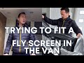 Can we fit this fly screen to the van 