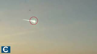 UFO saves earth in sky russia