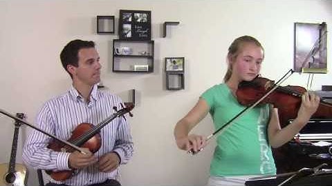 Crossing Strings in 3rd Position-Etude Drill