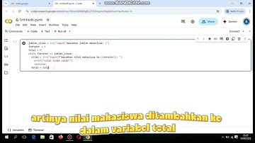Kata Siapa Ngoding Itu Susah ? Ayo belajar bersama!!! #tutorial #coding #googlecolab #python #fypシ 