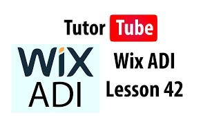 Wix ADI Tutorial - Lesson 42 - List Section