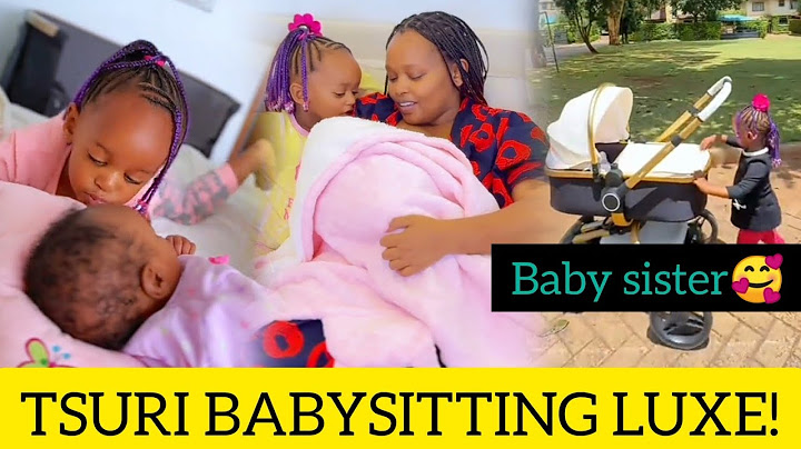 THE WAJESUS FAMILY PRINCESS TSURI SHOCKS KENYANS BABYSITTING BABY LUXE WAJESUS | THE WAJESUS FAMILY