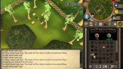 Powercutting Teaks Guide - Fast WC XP