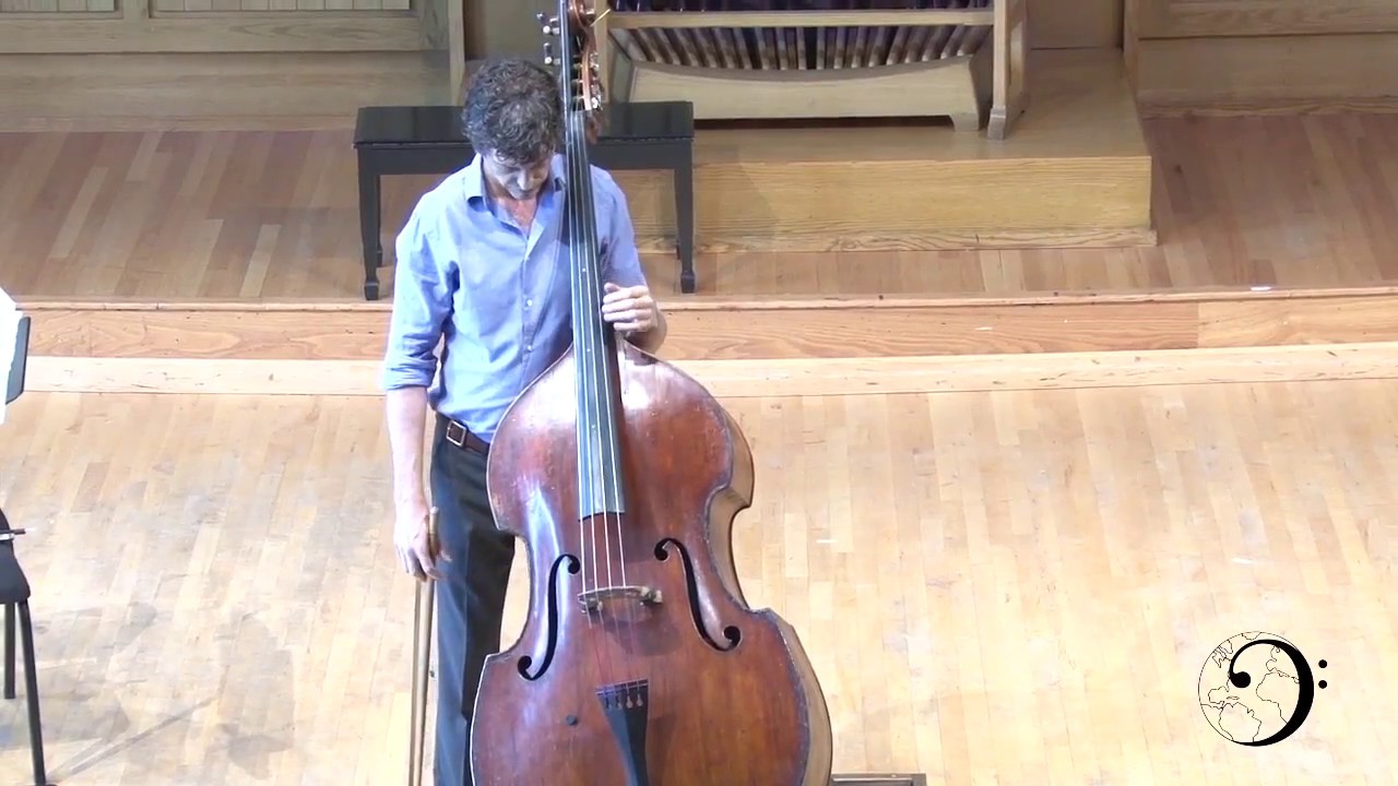 Scott Dixon, Double Bass, Bach Cello Suite #2 and Scodanibbio