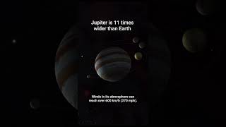 ⚡ Giant lightning storms occur in Jupiter's clouds. #planet #venusmission #space #jupiter