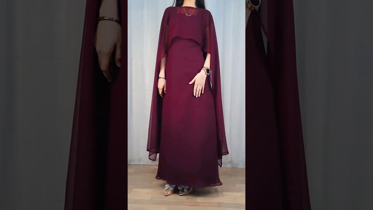 trending Cape dress✨️ 