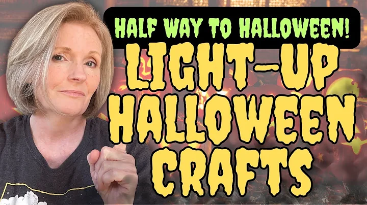 HALLOWEEN DIY Light Up Decor Ideas Half Way Til Halloween!