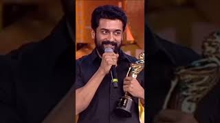 Surya Dedicate His Award To His Wife Jyothika Crowd Shouting Moment