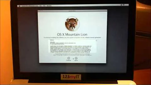 How to do a clean install of OSX mountain lion from a DVD.