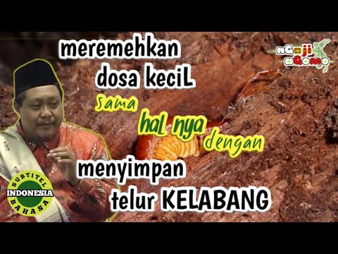 Dosa Kecil Itu Lebih Membahayakan Dirimu Kh Imron Jamil By Ngaji Agomo