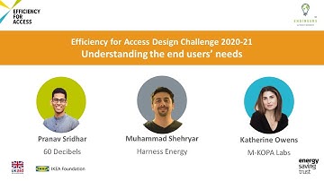 Understanding the end users