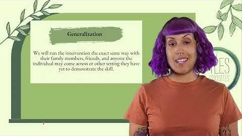 BCBA Task List 5:B 11-Discussion and Definitions for Discrimination, Generalization, and Maintenance