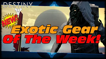 Destiny New Upgraded Exotic Gear Xur! Xur's Selling Thunderlord Exotic Machine Gun!