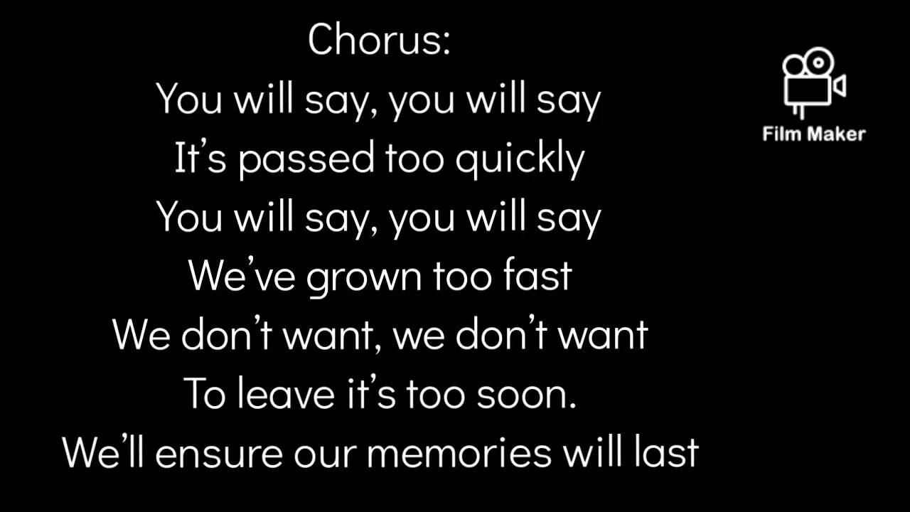 A million dreams - Leavers assembly song