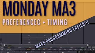 Monday MA3: Preferences and Timing
