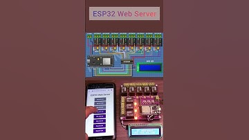 ESP32 Web Server Arduino Project #automation