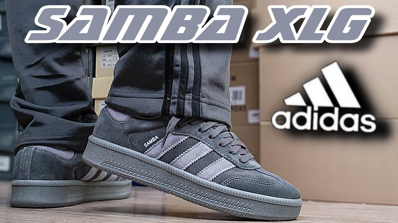 Adidas Samba XLG 'Carbon Grey' Sneaker Review & On Feet