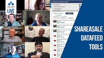 Apogee Live: ShareASale Affiliate Tools - How to Use the Datafeed