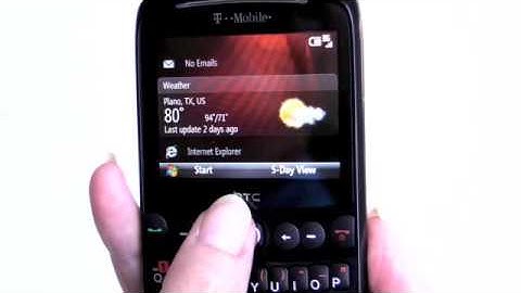 T Mobile Dash 3G by HTC Video Review