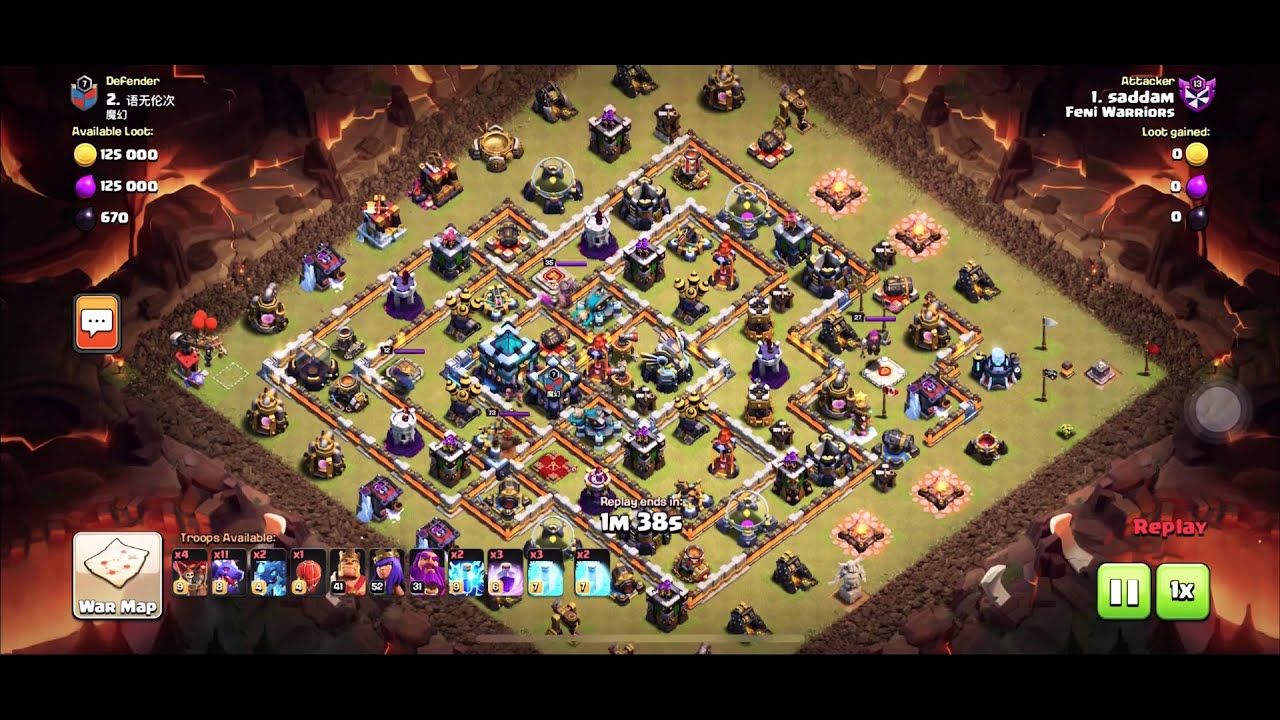 Max Dragon and electric dragon attack 2021 | Feni Warriors |COC - clash of clan war attack