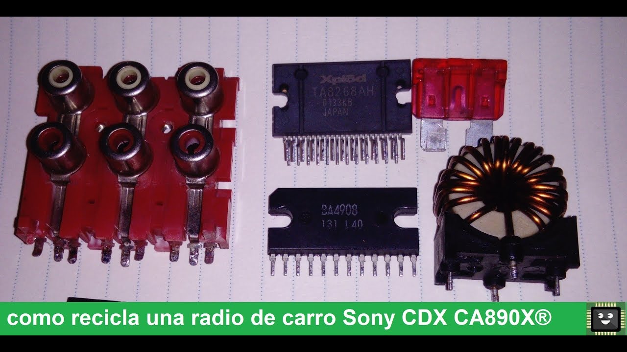 CÓMO REUTILIZAR UNA RADIO DE COCHE