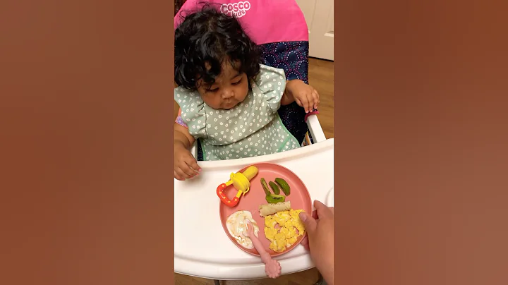 What I feed my 8 month old baby for breakfast🥰 #shorts #breakfast #babyfood #ideas #healthy #food