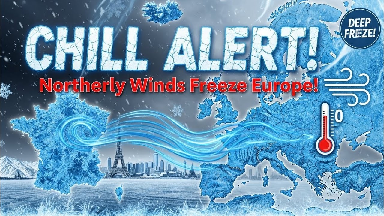 Предупреждение о холоде: северные ветры замораживают Францию ​​и Центральную Европу!
