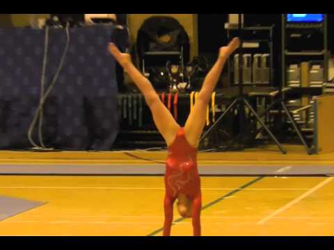 Amelie Morgan age 8, Compulsory Grade 4 - National Finals 2012 - YouTube