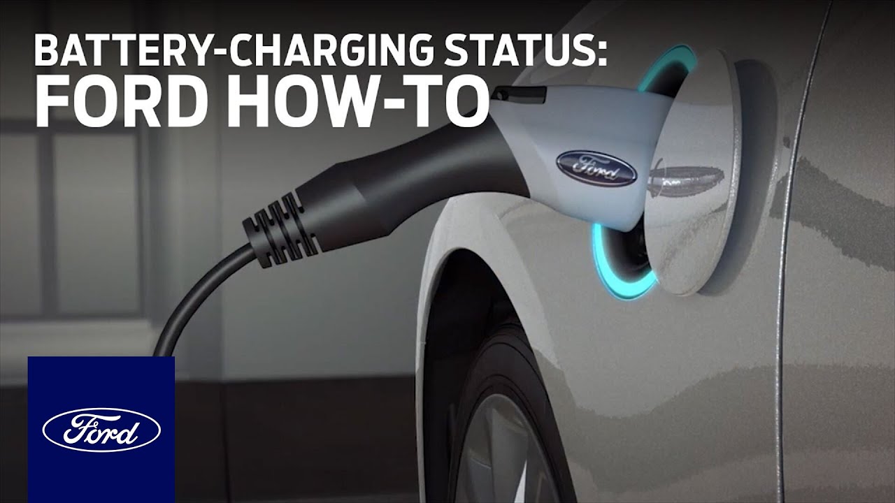 Ford Electric Vehicles: Viewing Battery-Charging Status | Ford How-To | Ford
