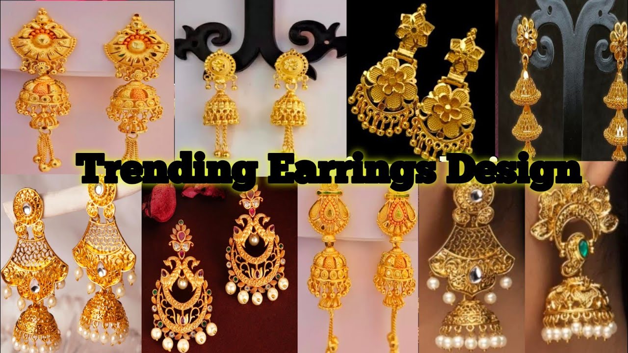 17KM Gold Color Vintage Star Hoop Earring Set for Women Girls Fashion  Circle Pearl Stud Earrings