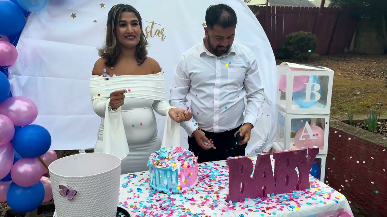 Gender reveal #babynumber3 