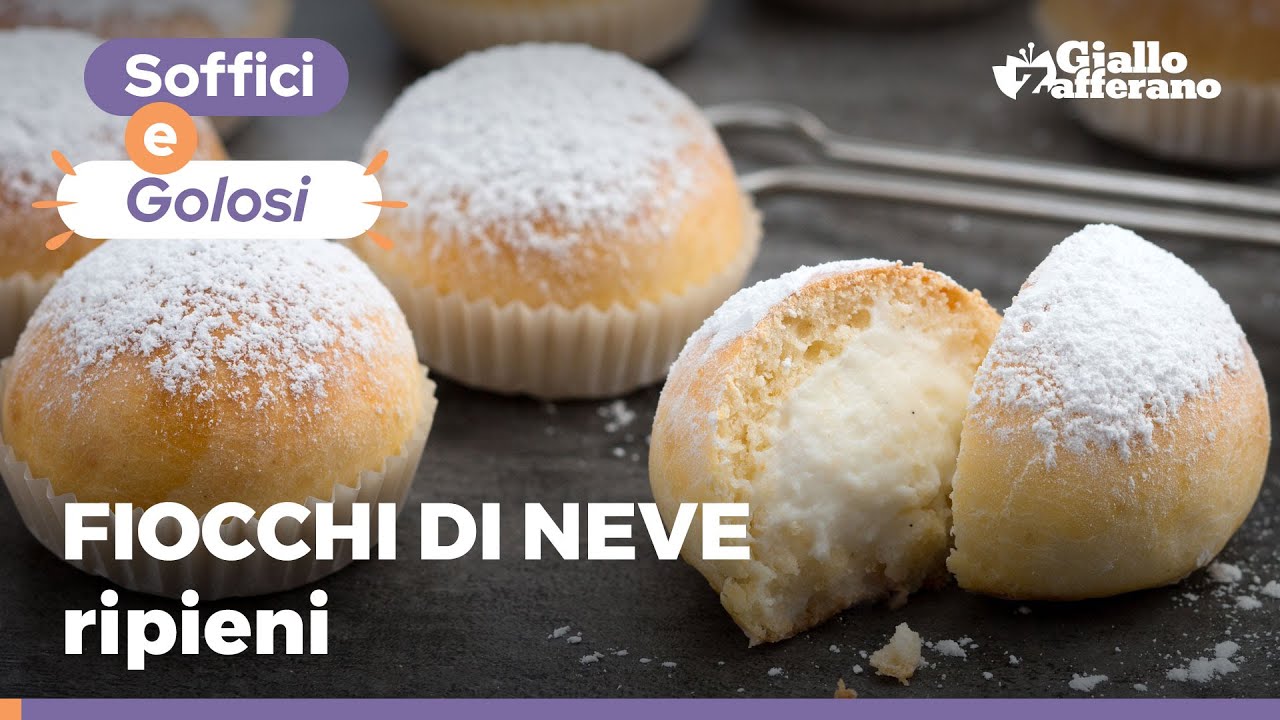 Dolci Natalizi Giallozafferano.Fiocchi Di Neve Nuvole Ripiene Dolci Napoletani Ricetta Originale Youtube